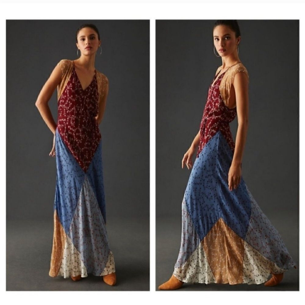 RAG & BONE Sam Patchwork Maxi Dress-J11